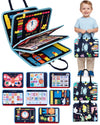 Busy Board for 1 Year Old, Busy Book for Toddlers 1-3, Montessori Toys for 1 Year Old, Educational Sensory Activities, Learning