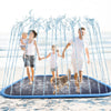 Lewtemi 8 ft Giant Non Slip Splash Pad 96 for mature-themed and Dog Thicken Sprinkler Pool Outdoor Fountaintoy Mat for Pet Dog(Square)
