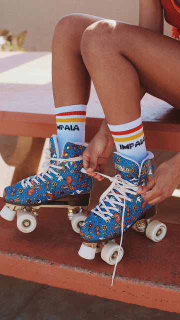 Impala Unisex'S Quad Skate-Improller1, Harmony Blue, 6