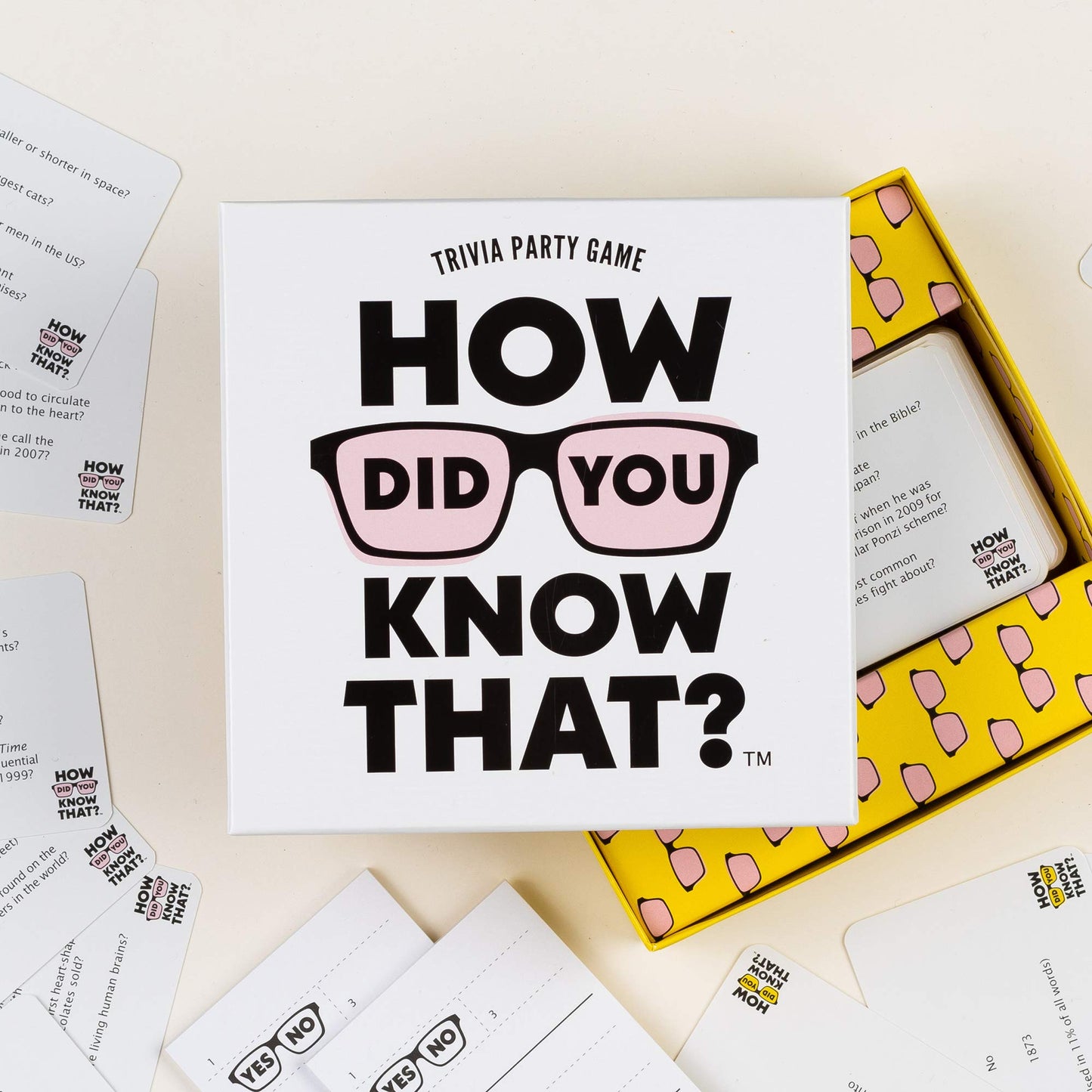 Hygge Games Trivia Party Game - How Did You Know That? - White - Model 21132 - Paper - 1 EA