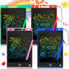 Zonon 4 Pcs Lcd Writing Tablet For Kids 8.5 Inch Doodle Board Drawing Tablet Toddler Toys Gifts Lcd Writing Board Electronic Erasable Reusable Colorful Screen Pad(Blue, Red, Green, Pink)