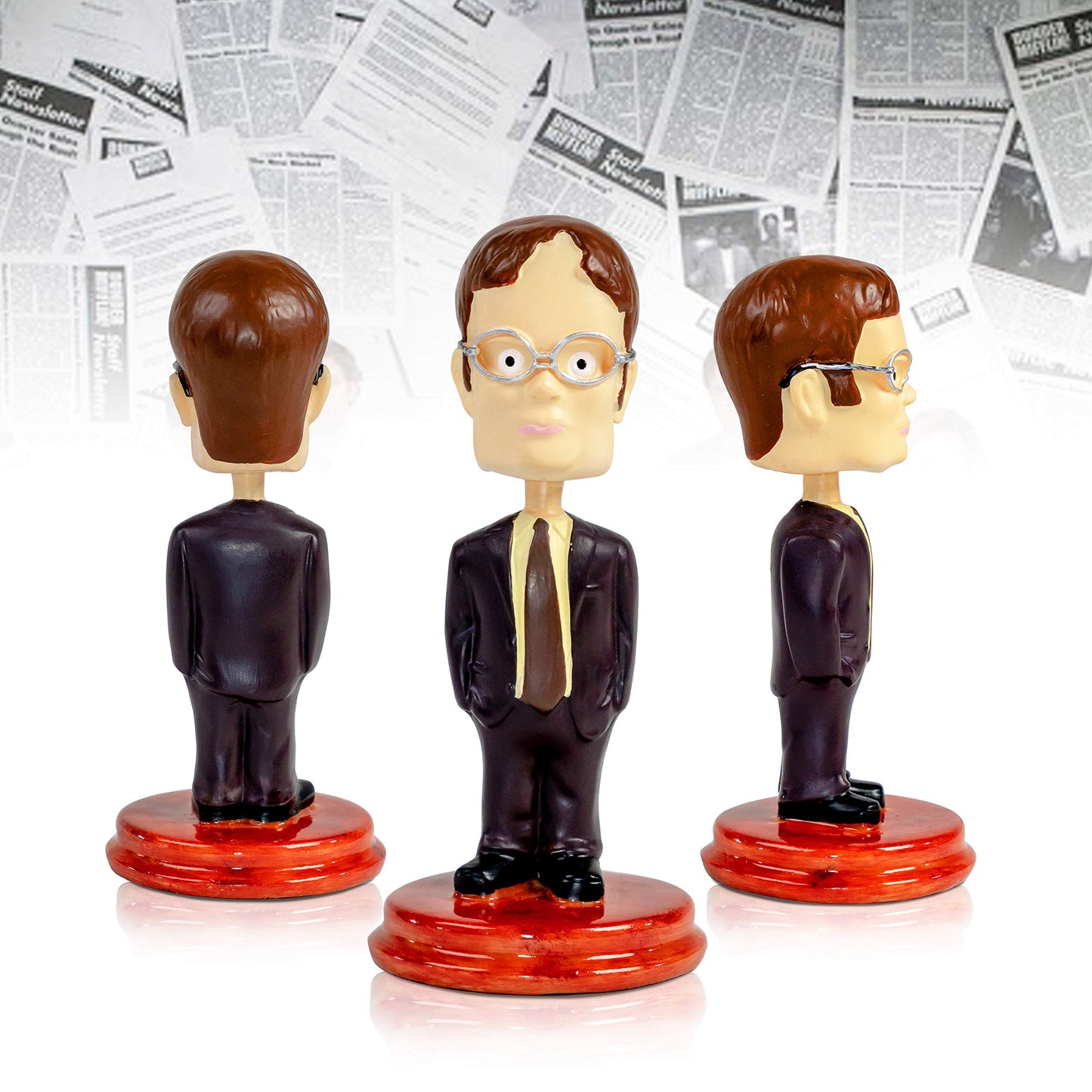 Scott's Tots Dwight Schrute Bobblehead - The Office Collectible Gift for Fans - Multicolor Home & Office Decor