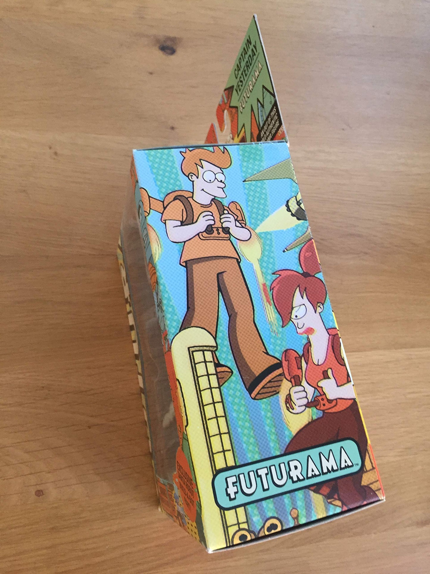 Futurama Toynami Series 4 Action Figure Fry As Captain Yesterday