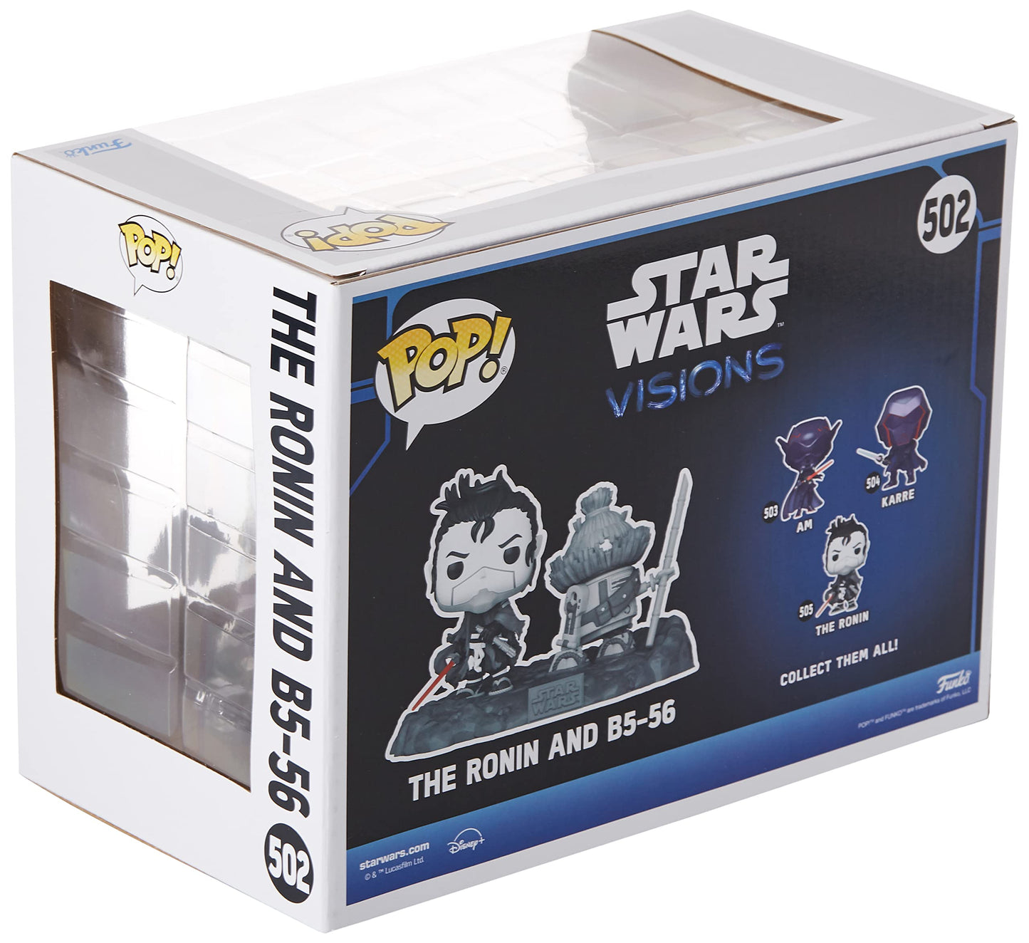 Funko Pop! Star Wars: Visions - The Ronin And B5-56 Glow In The Dark Deluxe Pop!