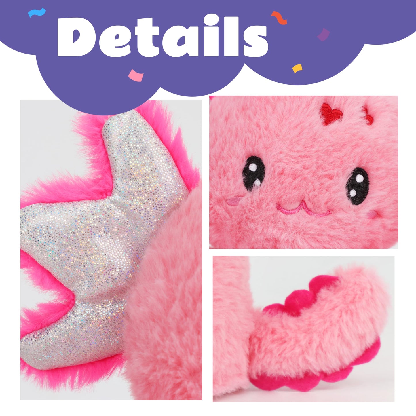 Cuteoy Talking Axolotl Repeat What You Say Musical Stuffed Animal Shaking Singing Plush Toy Electric Interactive Animated Salamander Plushies For Kids Girls Boys Birthday