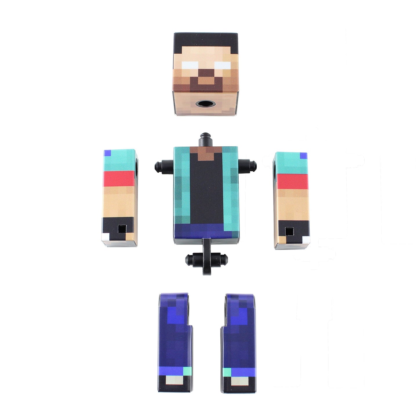 Herobrine Boy Action Figure - Toy Figurines - Birthday Cake Topper - Custom Survival Characters