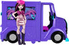 Monster High Draculaura Doll & Playset - Fangtastic Food Truck with Pullout Stage, 13+ Accessories, Multicolor, Model HXH83