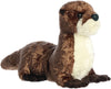 Aurora Adorable Flopsie River Otter Stuffed Animal - Playful Ease - Timeless Companions - Brown 12 Inches