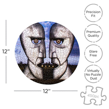 Aquarius Pink Floyd Division Bell Record Disc Puzzle (450 Piece Jigsaw Puzzle) - Officially Licensed Pink Floyd Merchandise & Co