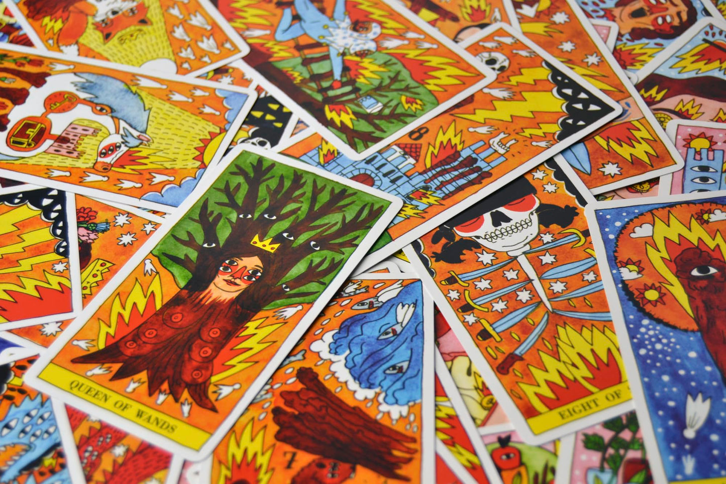 Heraclio Fournier Tarot Del Fuego , Blue