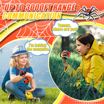 Walkie Talkies For Kids Boys Toys Ages 6-8 Outdoor Girls Toy 3 4 5 6 7 8-12 Year Old Boy Birthday Gift Long Range 2 Way Radio Hi