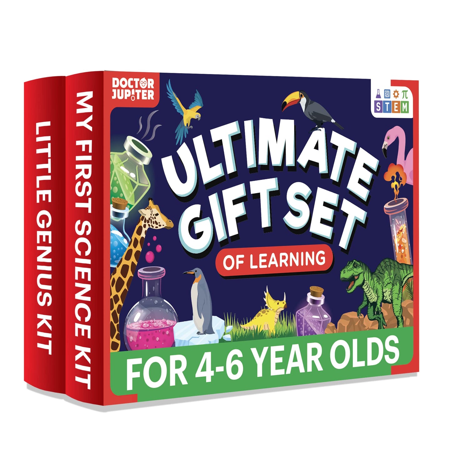 Doctor Jupiter Ultimate Gift Set Of Learning| Set Of ‘My First Science Kit’, ‘Little Genius Kit’ For Kids Ages 4-6|Birthday Gift For Boys, Girls| Stem Learning & Education Toys For 4,5,6 Year Old