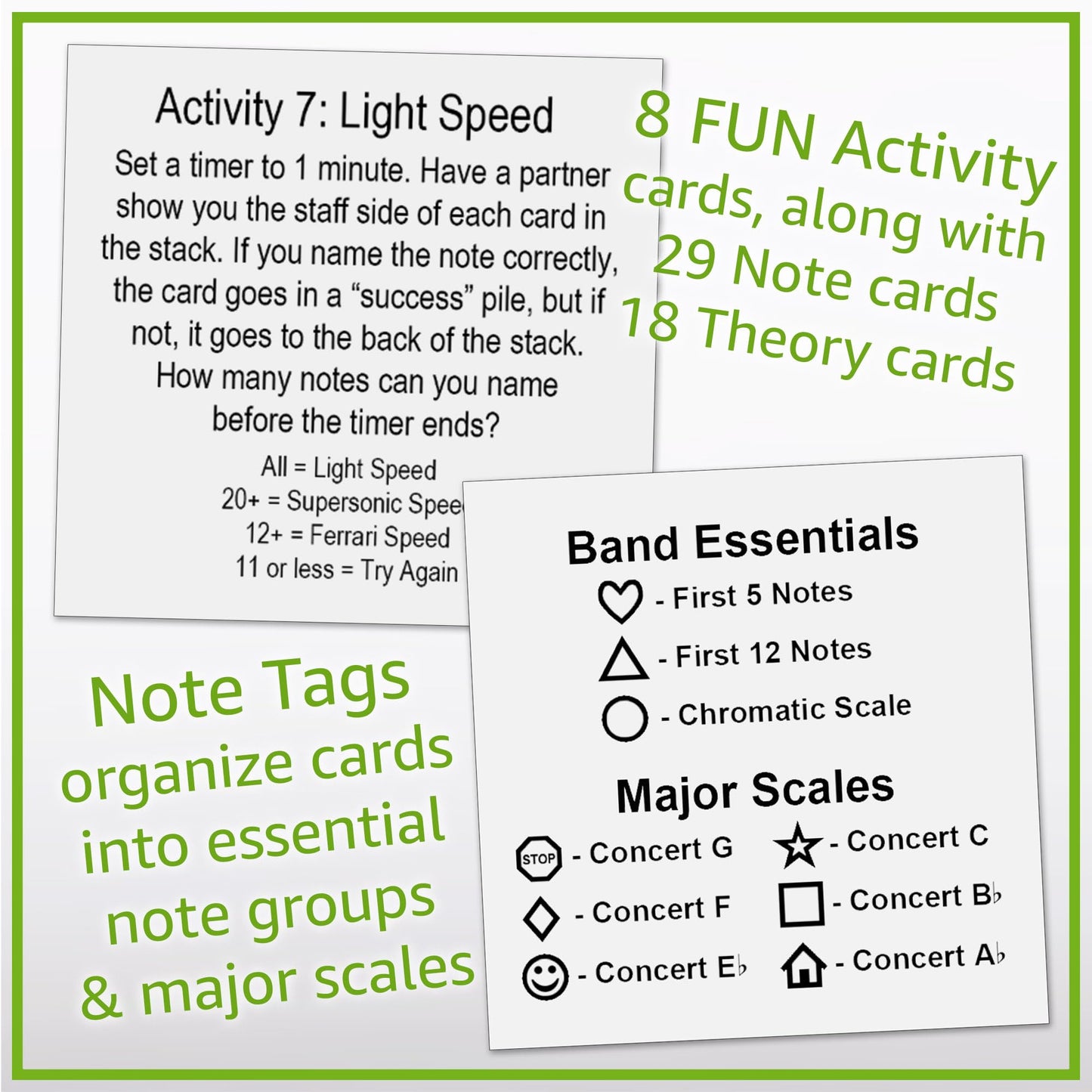 Stepwise Publications Music Flash Cards: Learning Games With Notes, Instrument Fingerings, & Music Theory (Trumpet)
