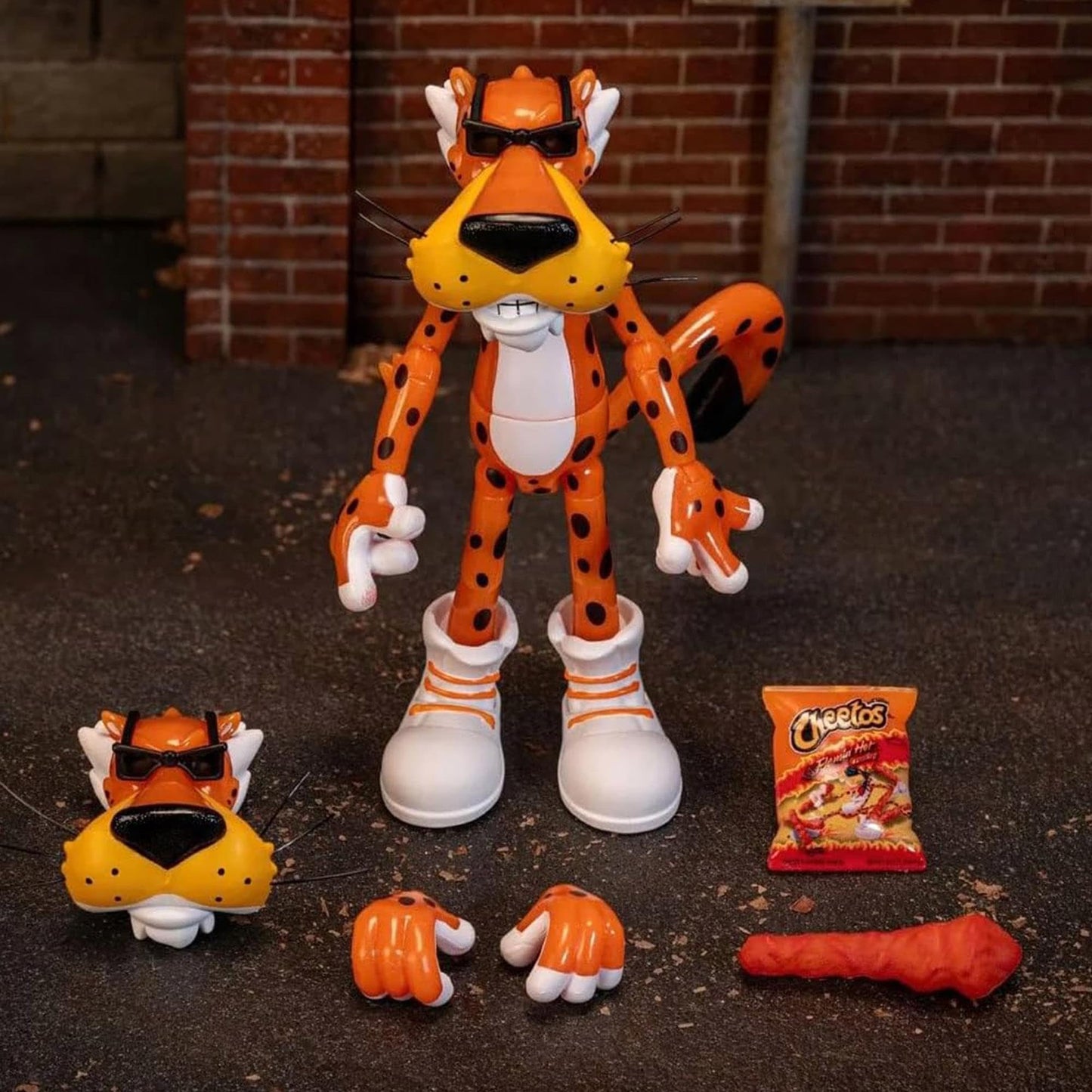 Jada Toys Chester Cheetah Flamin' Hot Glow in The Dark Figure - One Size - Plastic