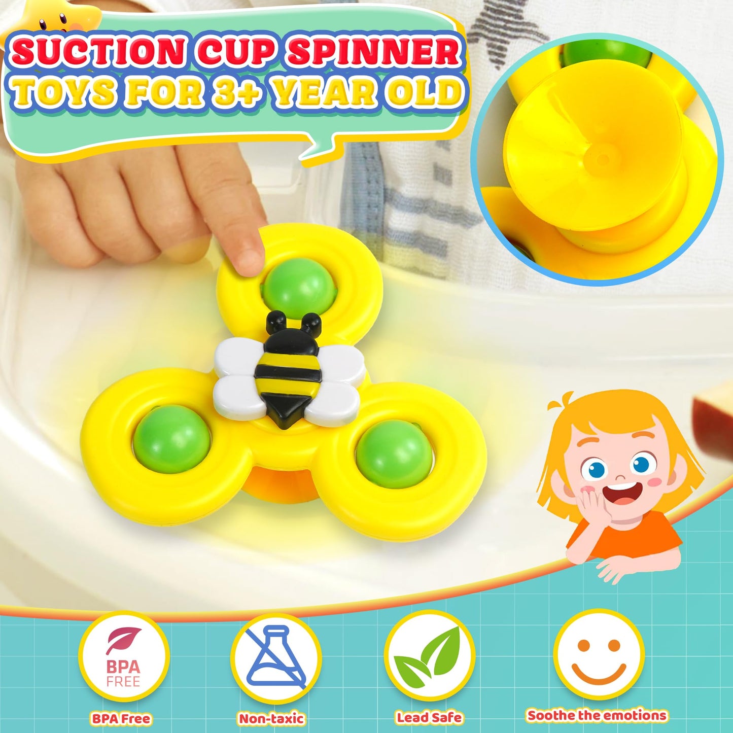 6PCs Sensory Travel Toys Pack for Toddler 3 4 5 Year Old Quiet Airplane Travel Activities Essential With Icd Writing Tablet Suct