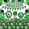 211 Pack Soccer Party Supplies Soccer Party Decorations Boys Sports Theme Birthday Decor Soccer Theme Tableware Set - Soccer Pla
