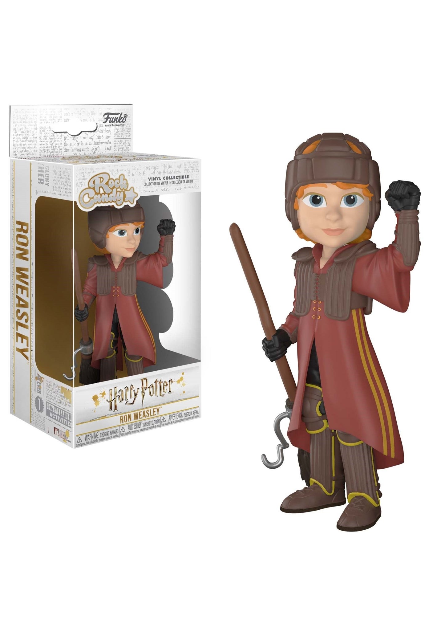 Funko Rock Candy: Harry Potter- Ron In Quidditch Uniform