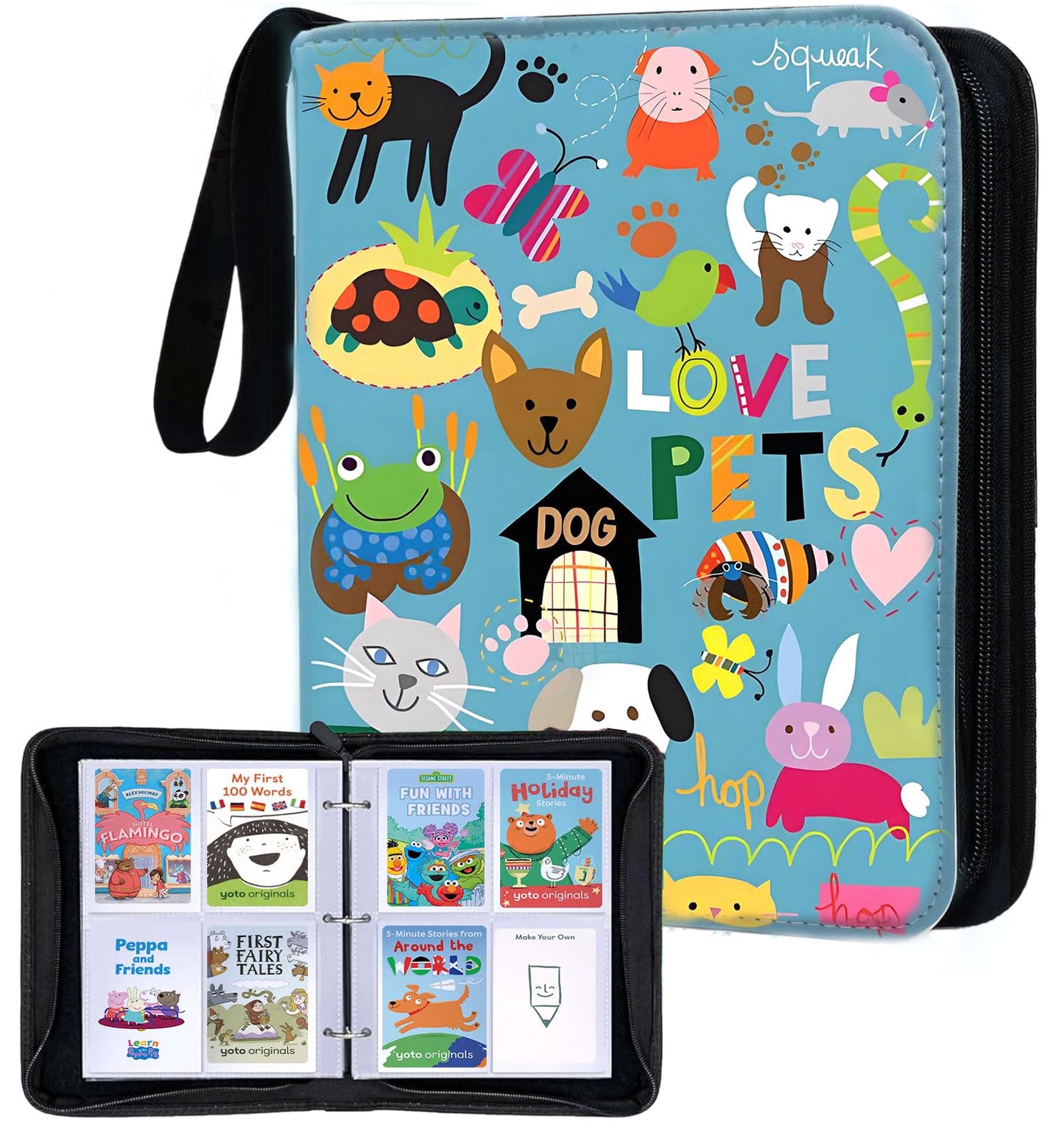 Yoto Card Case - 120 Card Capacity Holder & Organizer For Boys & Girls