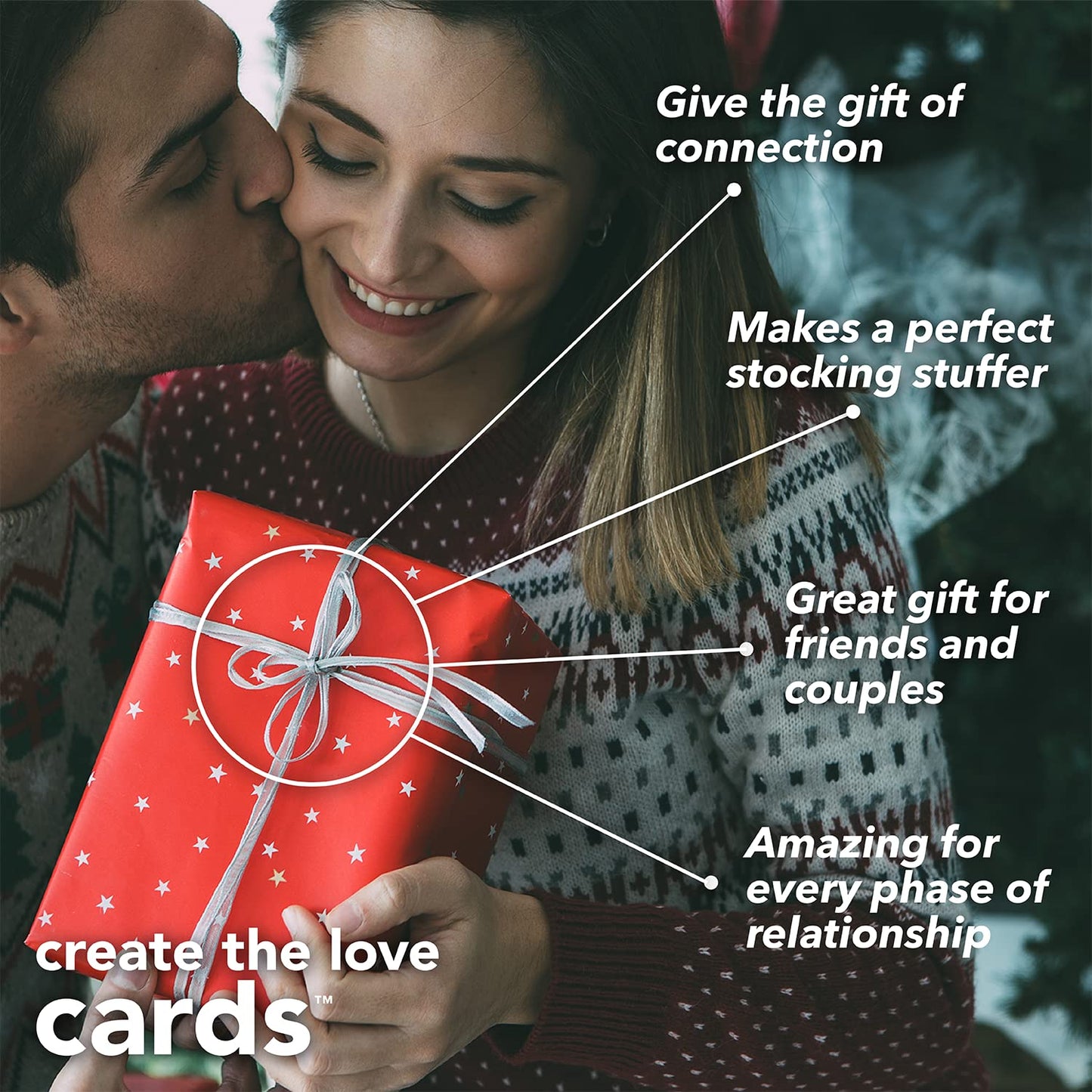 Create The Love Cards - Couples Card Game for Dating & Relationship Conversations, Enhancing Intimacy & Communication, Clear Design
