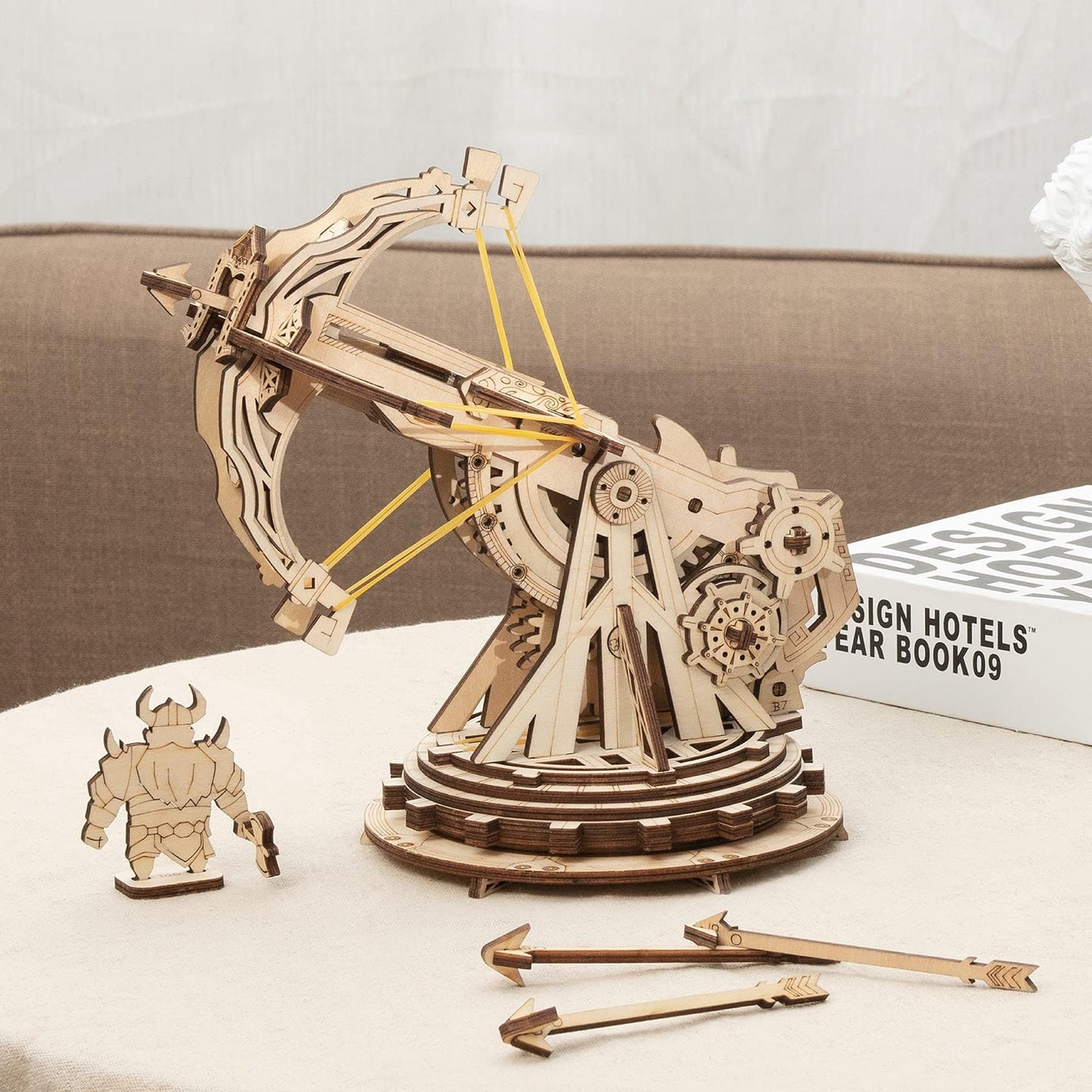 Rowood 3D Puzzles For Adults Teens, Diy Catapult Mechanical Wooden Model Kits To Build, Birthday Christmas Gift Choice