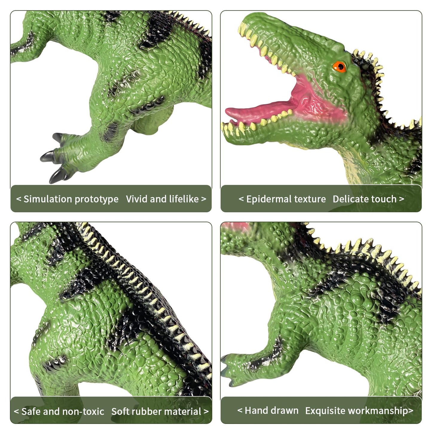 Yongjule Big Dinosaur Toys For Boys, 29 Inch Large Giganotosaurus Toys, Giant Inflatable Dinosaur Toys For Kids 3-5, Toddler Jum