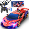 Spider Remote Control Car 1:16 with Multi-Color Flash Lights, 2.4GHz Drift RC Cars Dual Rechargeable Batteries, Spider Toys Gift