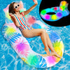 Spobot Inflatable Pool Float mature-themed - Light Up Pool Floaties Lounger Floats Floating Chair Raft with Cup Phone Holder - Pool Chairs for in Pool for mature-themeds Large Size Summer Beach Lake Lounge