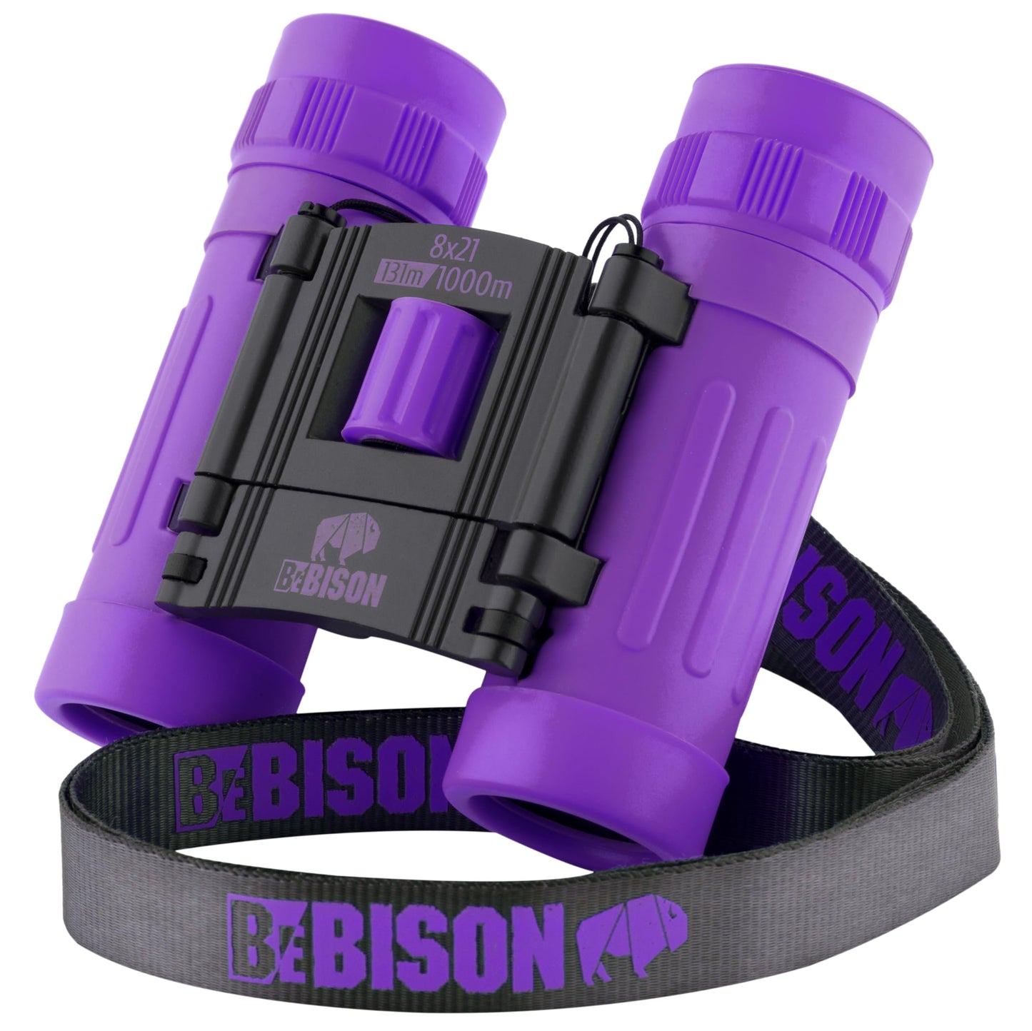 Bebison Binoculars For Kids And Adults - 8X21 High Resolution Real Optics - Compact Folding Shockproof Kids Binoculars For Bird