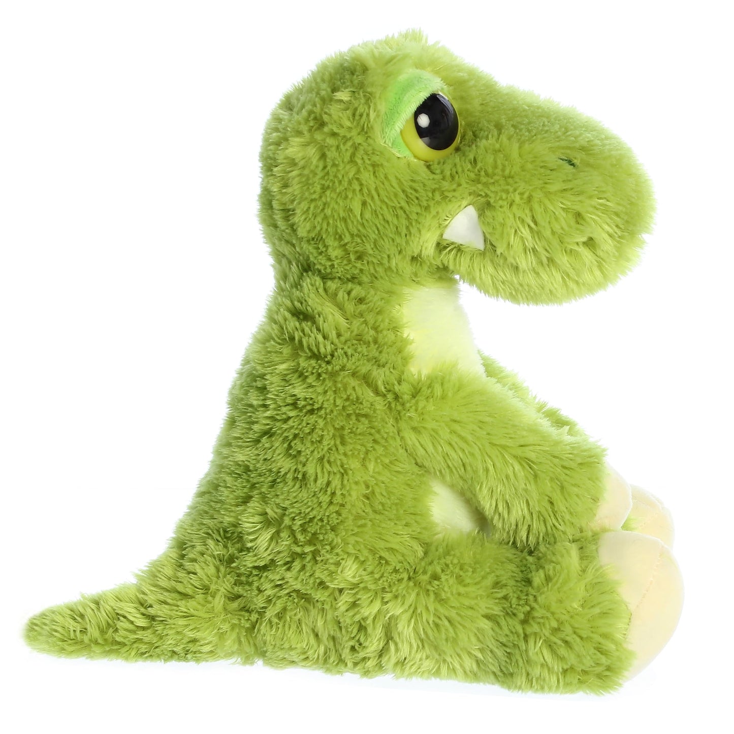 Aurora® Enchanting Dreamy Eyes™ T-Rex Stuffed Animal - Captivating Gaze - Whimsical Charm - Green 10 Inches