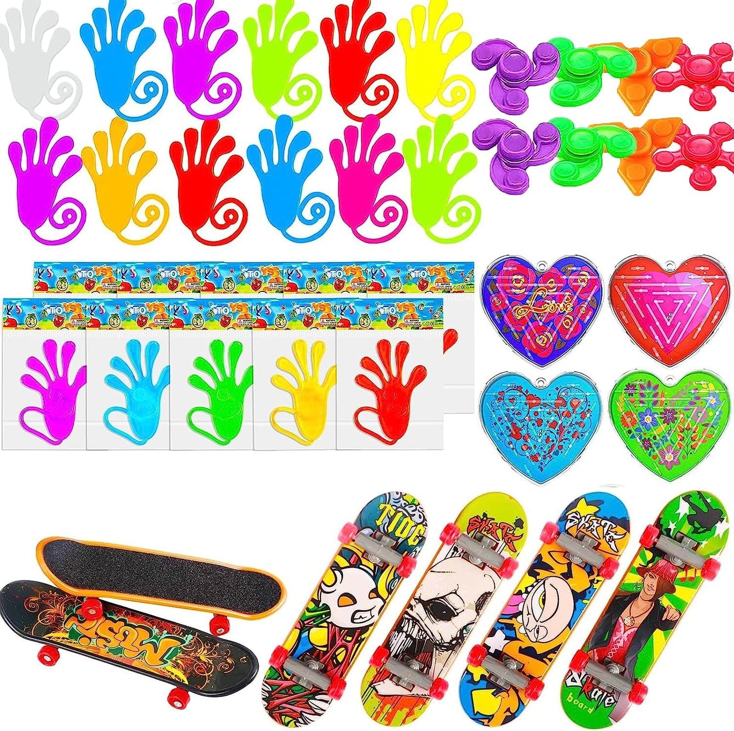 109 Pcs Party Favors For Kids 4-8, Pop Fidget Toys, Goodie Bag Stuffers, Treasure Box Toys For Classroom, Carnival Prizes, Pinat