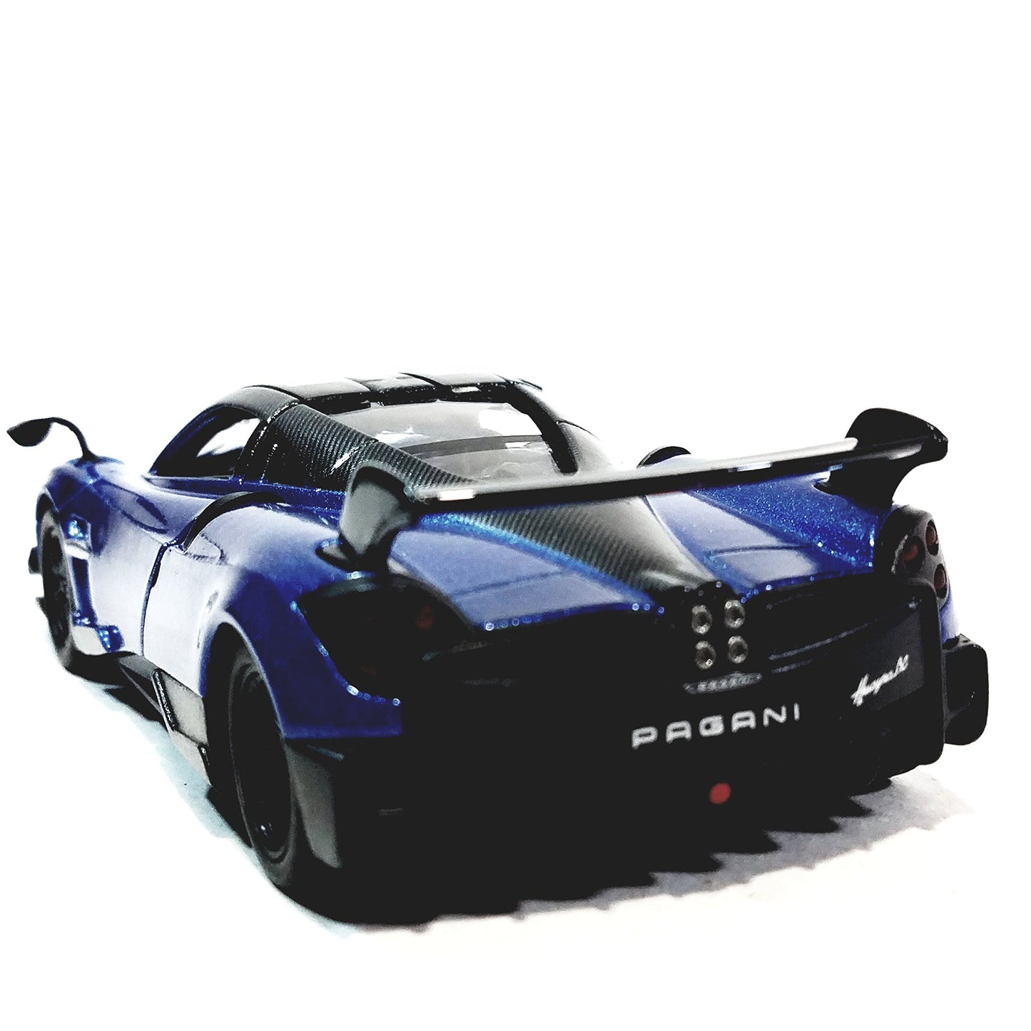 Kinsmart 2016 Pagani Huayra Bc Blue 5' 1:38 Scale Die Cast Metal Model Toy Car W/Pullback Action