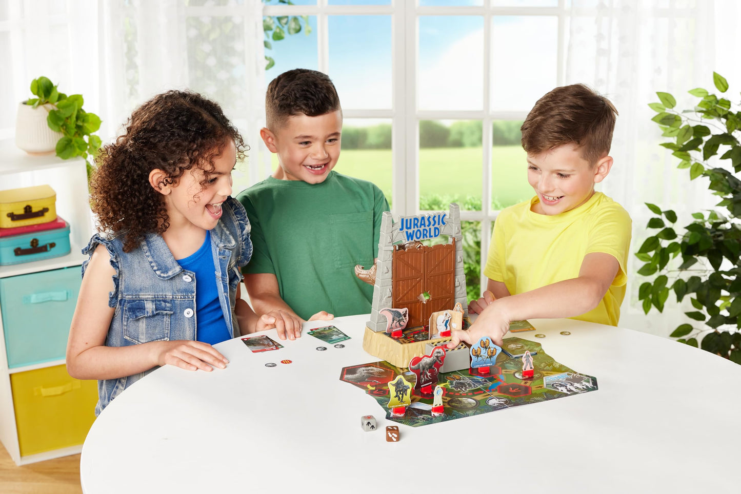 Epoch Games Jurassic World T. Rex Panic - Action-Packed Tabletop Dinosaur Game For Ages 5+