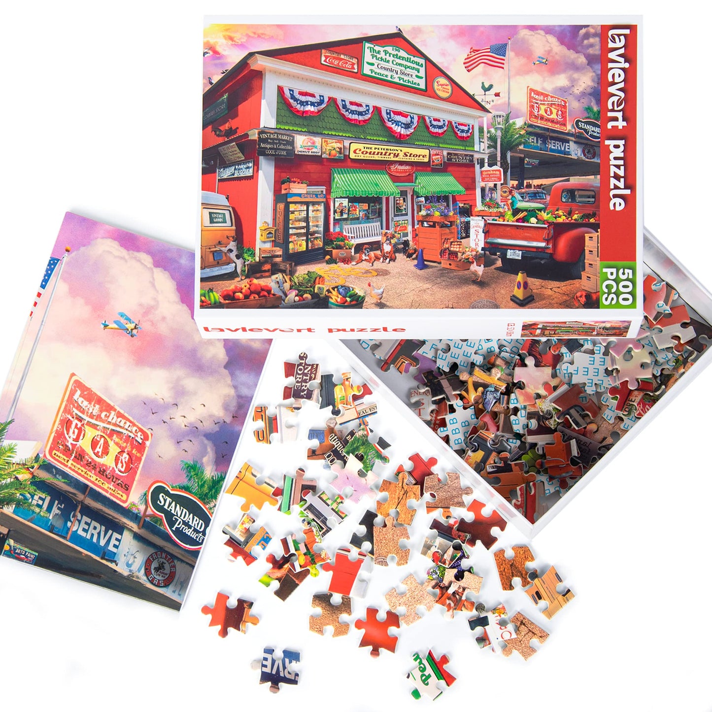 Lavievert Jigsaw Puzzle 500 Piece Puzzle For Adults And Kids - Country Store