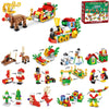 12 Pack Building Toys-Christmas Building Blocks, 6-in-1 Mini Blocks Building Sets, 300 Pieces Mini Christmas Party Favors for bo