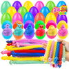 24 Pack Prefilled Easter Eggs With Bunny Stretchy Strings Sensory Fidget Toys Inside Great For Kids Aduts Toddlers Easter Basket