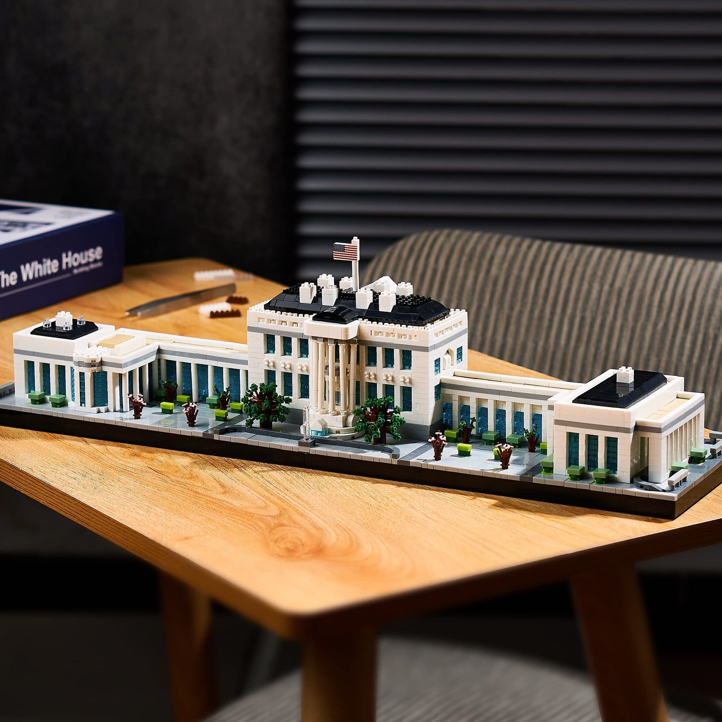 Jxrlmb White House Architecture Micro Building Blocks Sets For Adults 3520 Pcs U.S. Capital Famous World Landmark Collection Kit Toys For Kids Age Of 14+