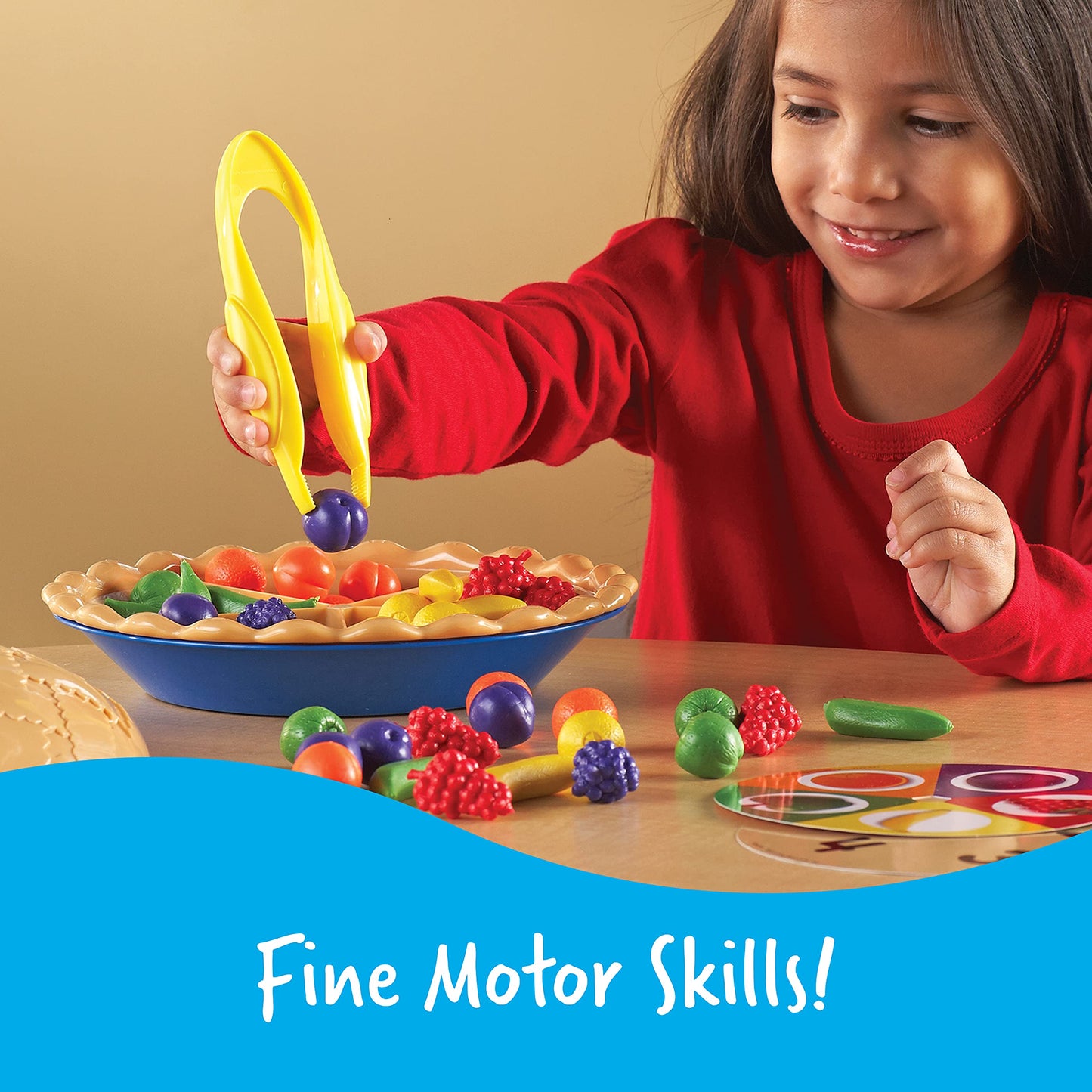 Learning Resources Super Sorting Pie - 68 Pieces, Ages 3+ Toddler Fine Motor Toy, Preschool Learning Games, Develops Counting an