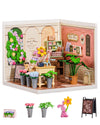 Rolife Super Creator Kits Fresh Flower Shop Tiny House Building Blocks for Little Dolls DIY Plastic Mini House Model Building Kits for Teens Aged 14+ DIY Crafts/Hobbies for mature-themed(Fresh Flower Shop)