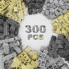Classic Building Bricks, 300 Pcs Masonry Profile Bricks, Wall Bricks Blocks, Compatible With Lego Parts And Pieces(300 Pcs)