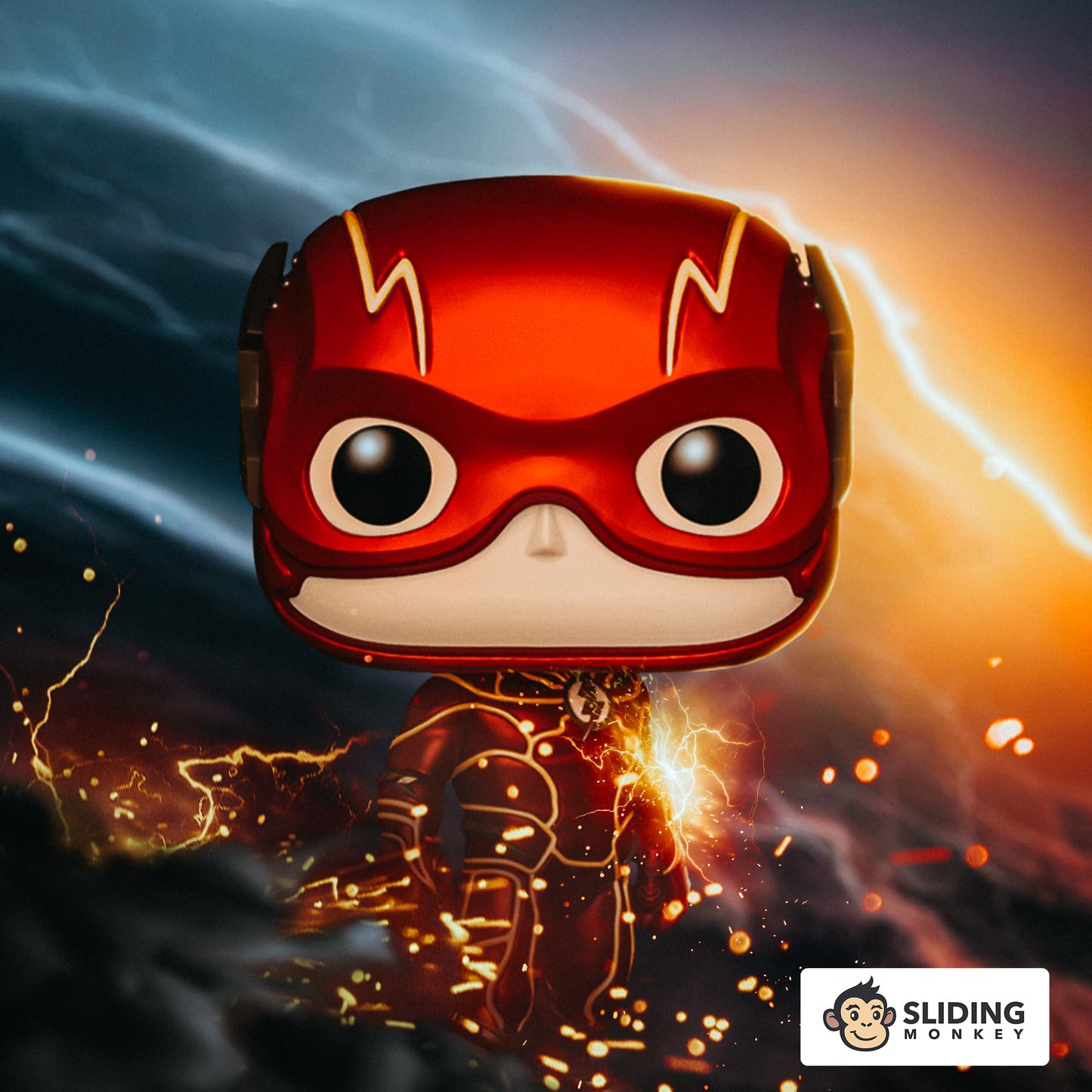 Funko Pop! Movies: The Flash (2023) Metallic Special Edition Multicolor limited availability Vinyl Figure #1333