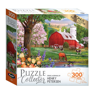 RoseArt Puzzle Collector - Spring Morning 300XL Piece Jigsaw Puzzle for Adults - Multi-colored - Model 1100ZZBQ - Paper Material