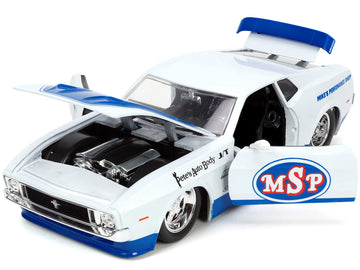 Jada Toys Big Time Muscle 1:24 1973 Ford Mustang Mach 1 Die-Cast Car, Toys For Kids And Adults