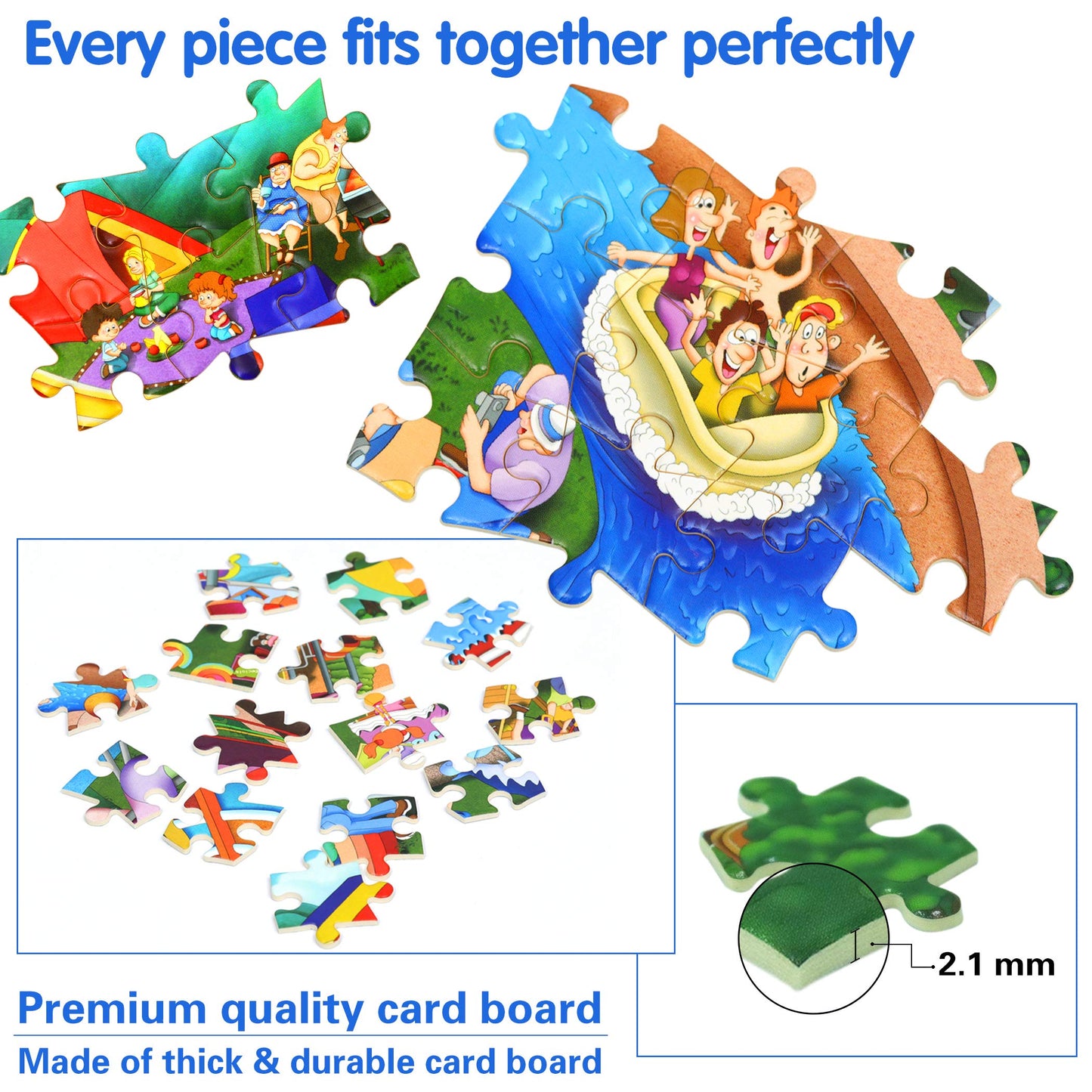 Becko Us Jigsaw Puzzles 500 Pieces Puzzles For Adults 500 Piece Puzzles For Kids And Adults (Theme Park)