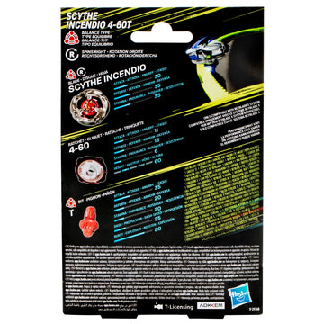 Hasbro Beyblade - Beyblade Bbx Scythe Incendio Balance, F9583Es1