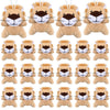 Shappy 30 Pcs Mini Lion/Tiger Stuffed Animal Toys Small Lion/Tiger Stuffed Animals Bulk Baby Shower Safari Nursery Decor Birthda