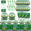 Gisgfim Garbage Truck Birthday Party Supplies Trash Trucks Birthday Party Tableware Includes Party Plates Napkins Fork And Garba