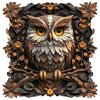 Qiuenisray Wooden Puzzles for mature-themeds Metal Owl Jigsaw Puzzles 200 Pieces FSC Certified Unique Animal mature-themed Puzzles Irregular Creative Gift for Family Game 11.2 x 11.1 in