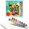 Bright Stripes Paint by Numbers Kit for Kids: Easy to Follow Paint by Numbers Canvas with Frame Kids Paint Kit (Paint by Numbers