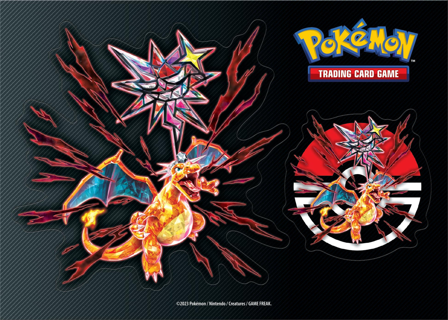 Pokemon Collector Chest: Fall 2023 Edition with Meowscarada, Skeledirge & Quaquaval Foil Cards, Black Metal Design, 6 Booster Packs