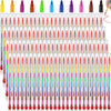 Stackable Colored Crayons Pencils, 11 Interchangeable Colors Mini Rainbow Stacking Crayon Pen Colorful Stacker Crayon Favor for